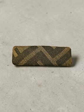 Monogram Padded Bend And Snap Hair Barette